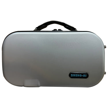 Estuche Sheng-ai Para Clarinete Abs Plateado